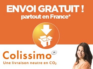 Livraison Colissimo gratuite  à partir de 80€ d'achat